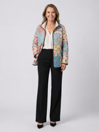 Cloe | Giacca Trapuntata Patchwork Floreale