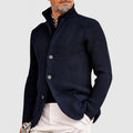Olimpio | Cardigan con Collo Alto e Bottoni