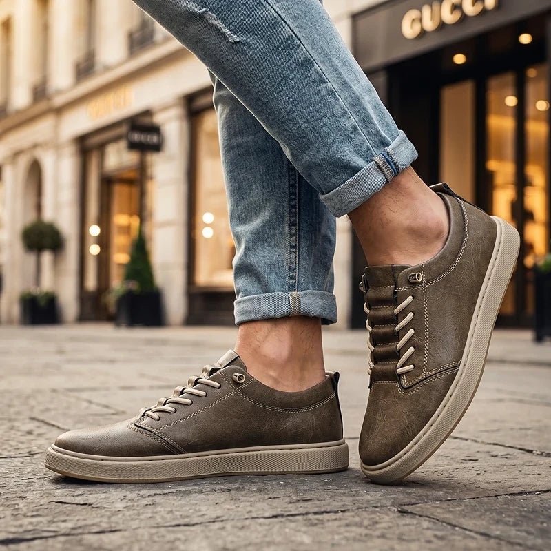 Leonardo | Sneakers Pelle Sartoriale