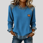 Assuntina | Felpa Waffle Patchwork