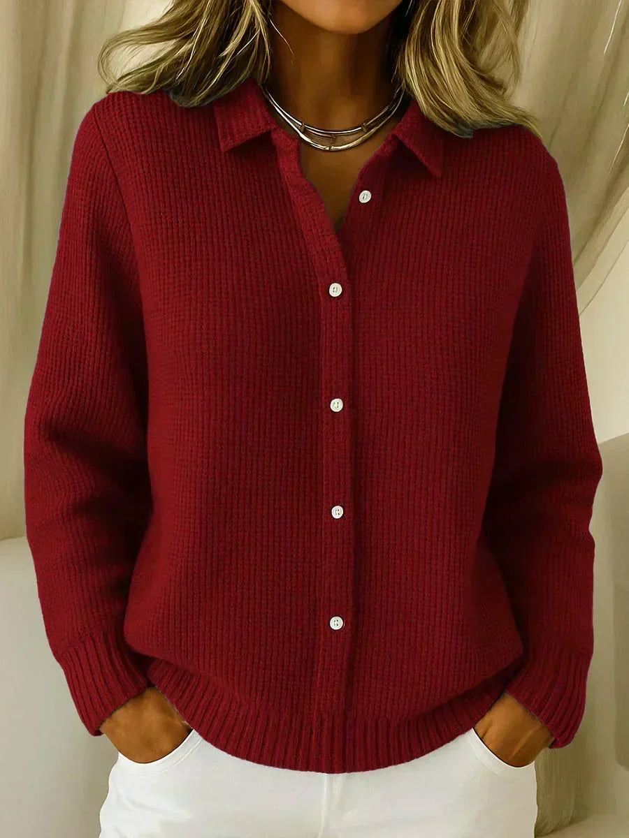 Rachele | Cardigan Testurizzato con Bottoni