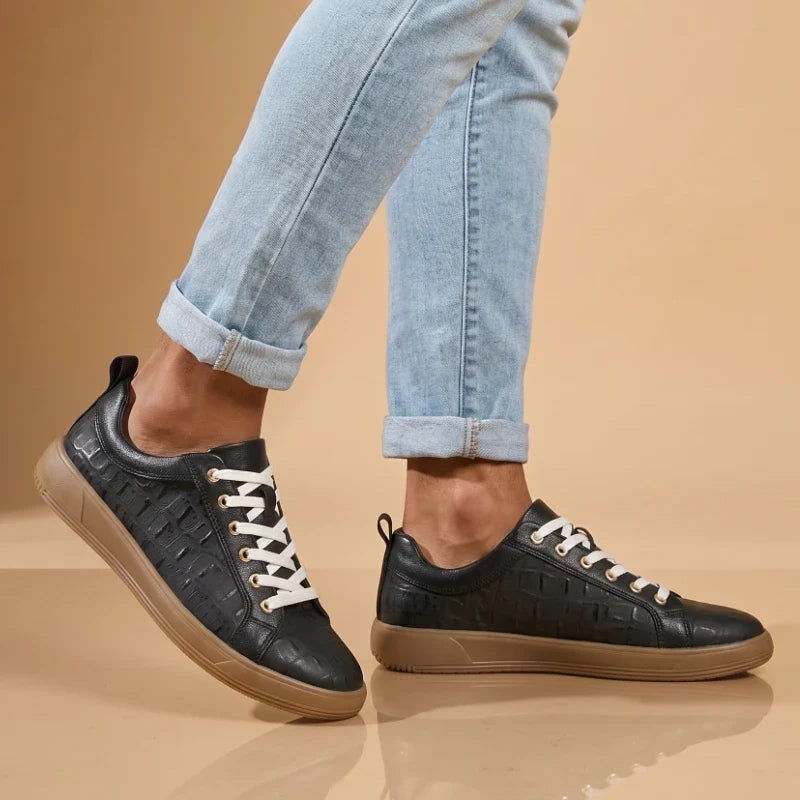Enzo / Sneakers Pelle Elegante
