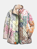 Fiorenza | Giacca Trapuntata Patchwork Bohémien