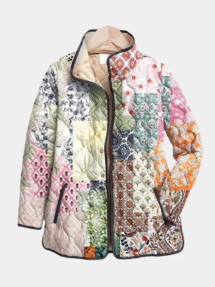 Fiorenza | Giacca Trapuntata Patchwork Bohémien