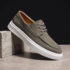 Ilio | Sneakers Pelle Kaki Premium