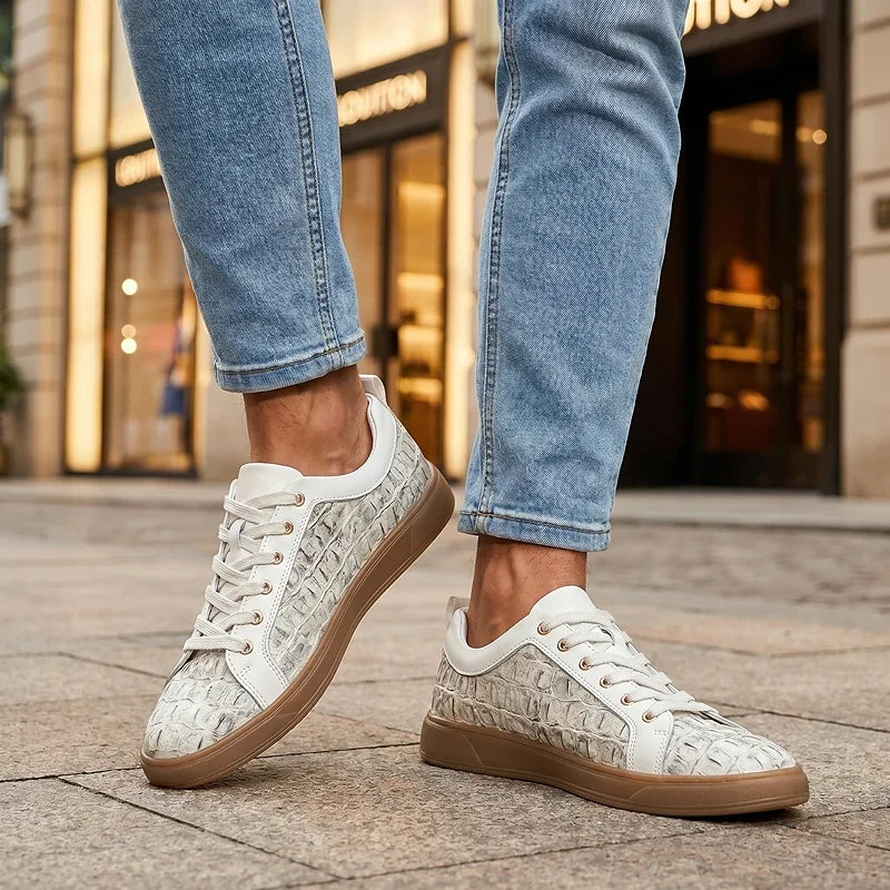 Enzo / Sneakers Pelle Elegante