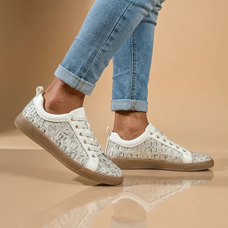 Enzo / Sneakers Pelle Elegante