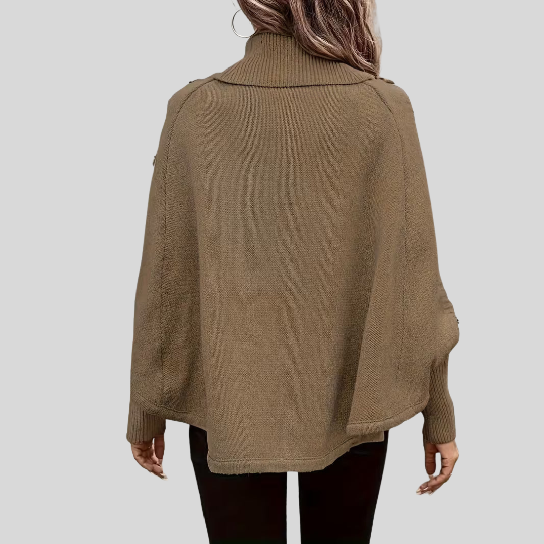 Liliana | Maglione a Trecce con Collo Alto