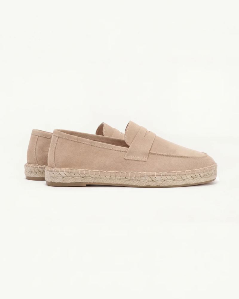 Riviera | Espadrillas in Camoscio — Beige