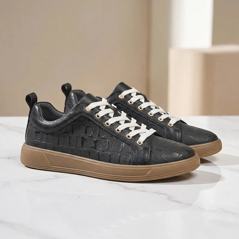 Enzo / Sneakers Pelle Elegante
