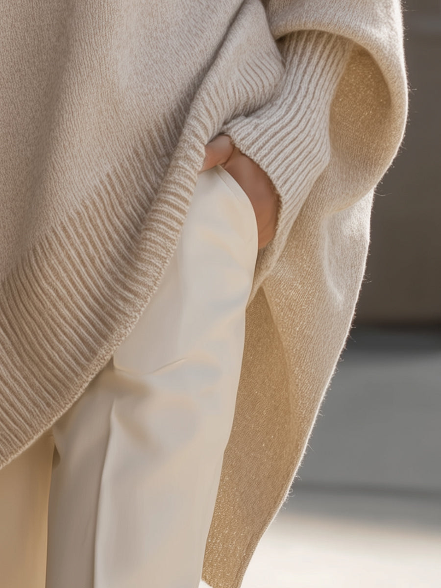 Ludovica | Maglione Oversize con Scollo Ampio
