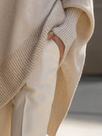 Ludovica | Maglione Oversize con Scollo Ampio