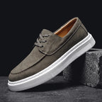 Ilio | Sneakers Pelle Kaki Premium