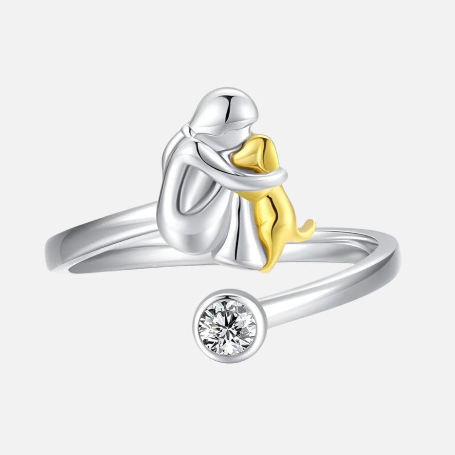L'Abbraccio Eterno - Anello Regolabile