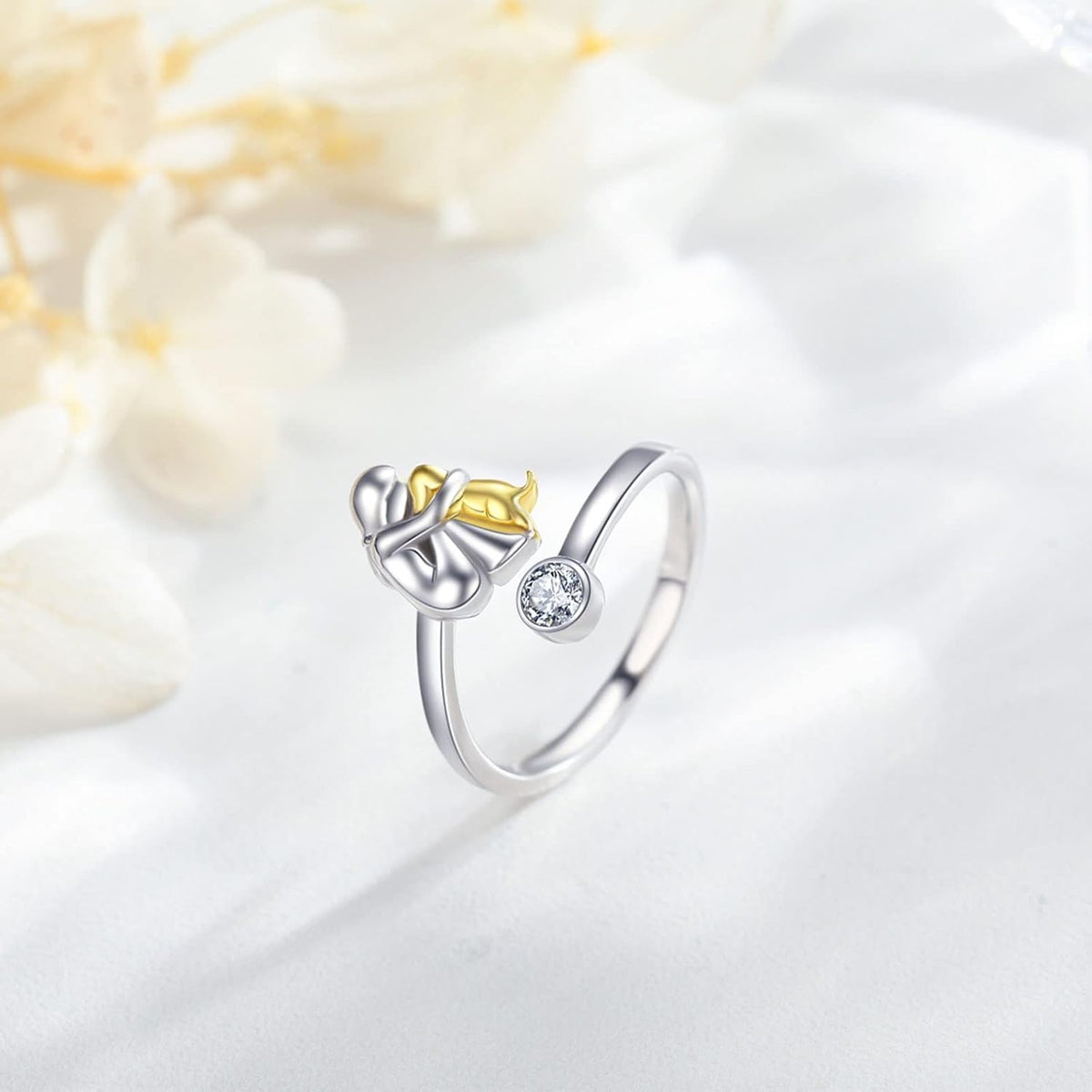 L'Abbraccio Eterno - Anello Regolabile