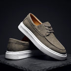 Ilio | Sneakers Pelle Kaki Premium