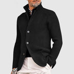 Olimpio | Cardigan con Collo Alto e Bottoni