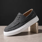 Ilio | Sneakers Pelle Kaki Premium