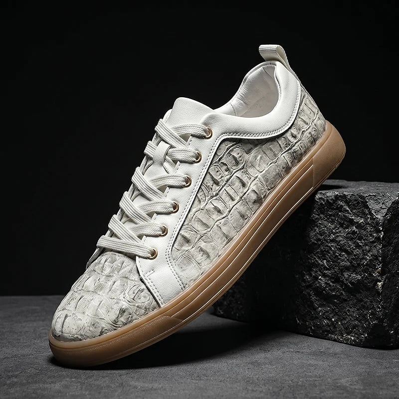 Enzo / Sneakers Pelle Elegante