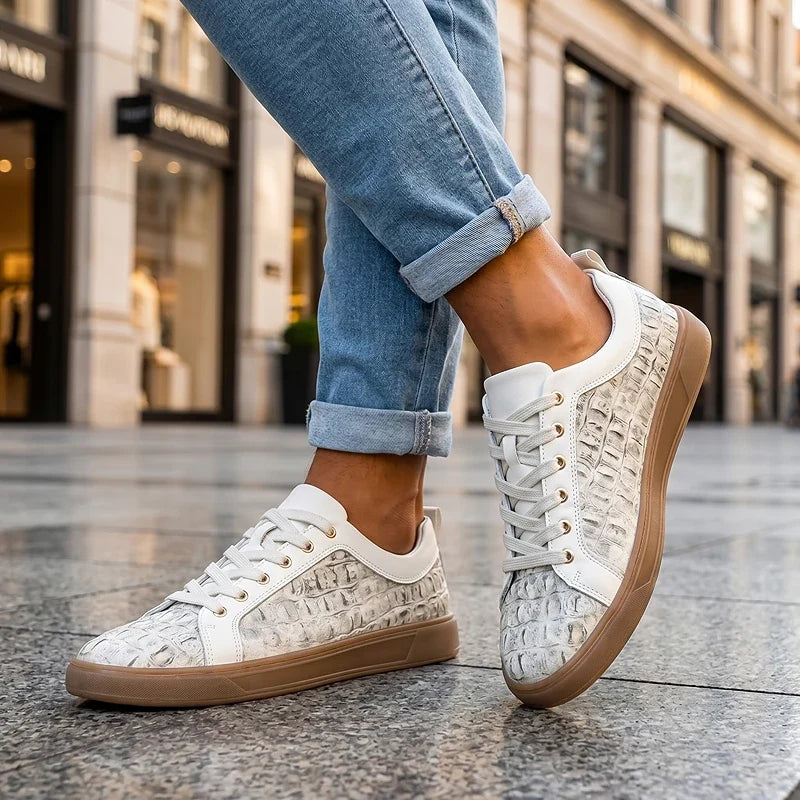 Enzo / Sneakers Pelle Elegante