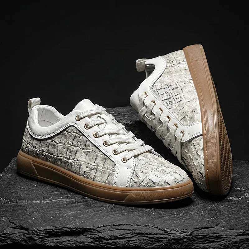 Enzo / Sneakers Pelle Elegante