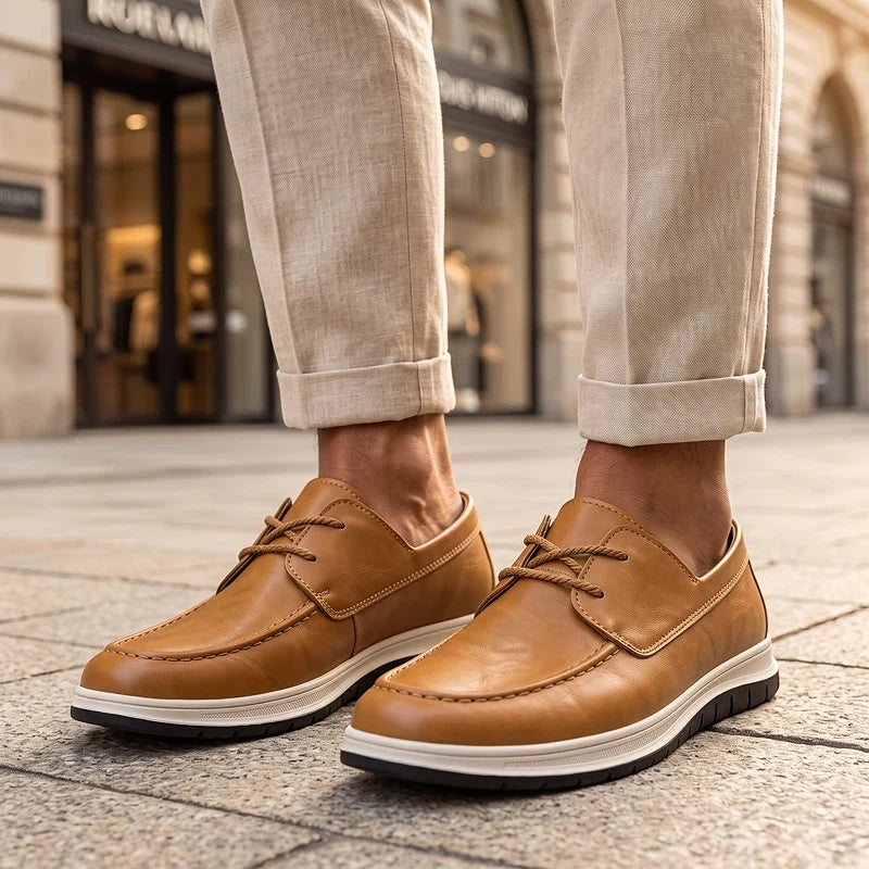 Elio | Sneakers Pelle Tonalità Terra