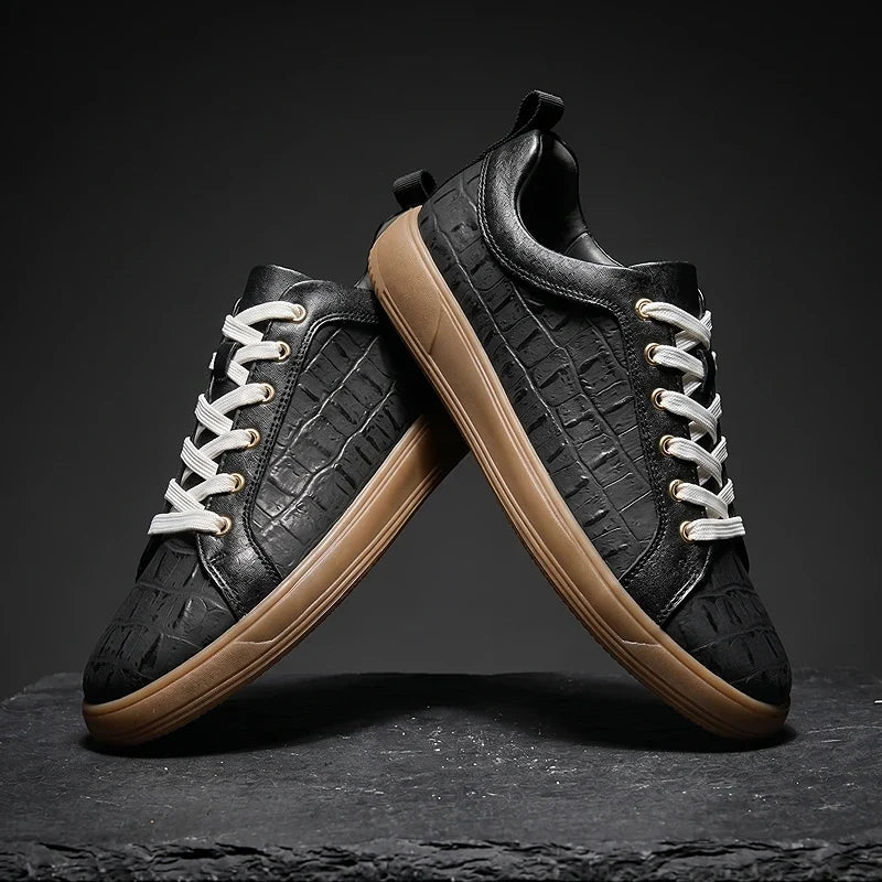 Enzo / Sneakers Pelle Elegante