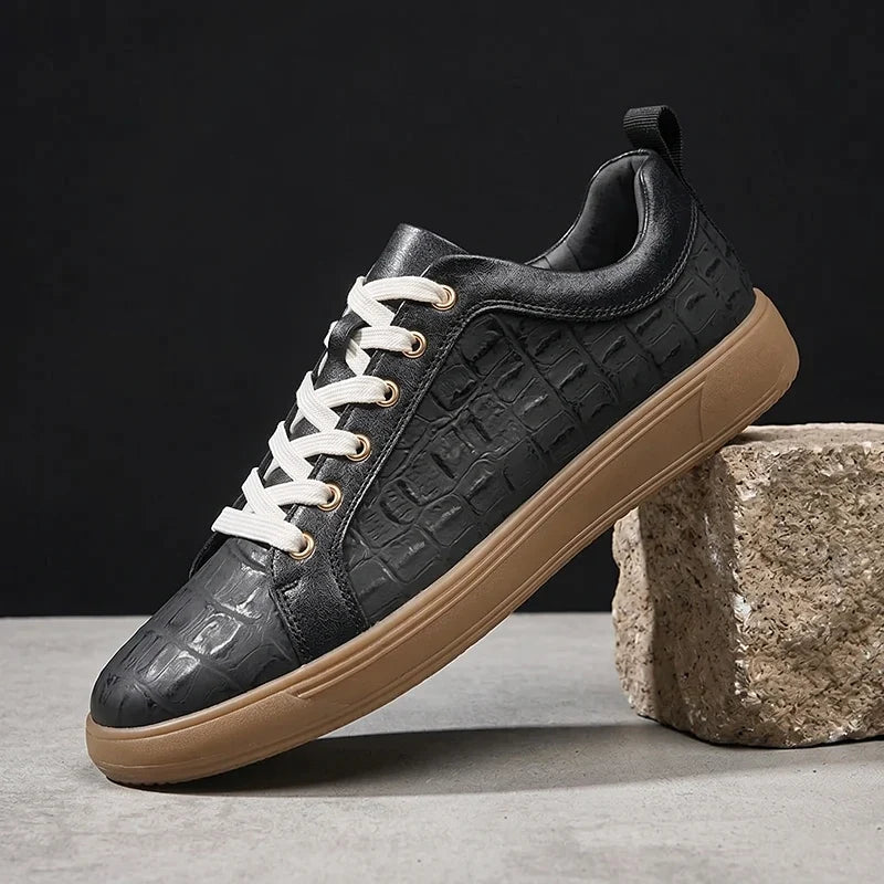 Enzo / Sneakers Pelle Elegante