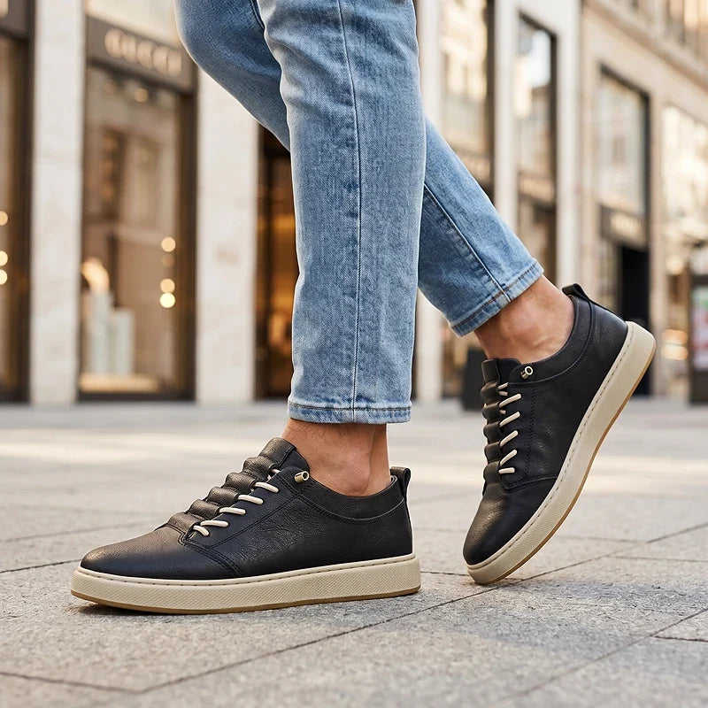 Leonardo | Sneakers Pelle Sartoriale