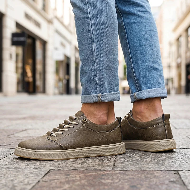 Leonardo | Sneakers Pelle Sartoriale
