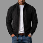 Corrado | Bomber Camoscio Collo Alto