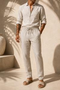 Mateo Beach | Pantaloni Estivi in Lino