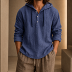 Bruno | Camicia Casual con Cappuccio