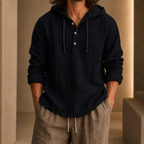 Bruno | Camicia Casual con Cappuccio