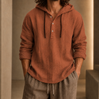 Bruno | Camicia Casual con Cappuccio
