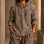 Bruno | Camicia Casual con Cappuccio