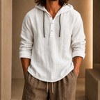 Bruno | Camicia Casual con Cappuccio