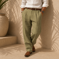 Corsaro | Pantaloni Sartoriali in Lino