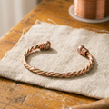 Bracciale in Rame a Tre Fili Ritorti