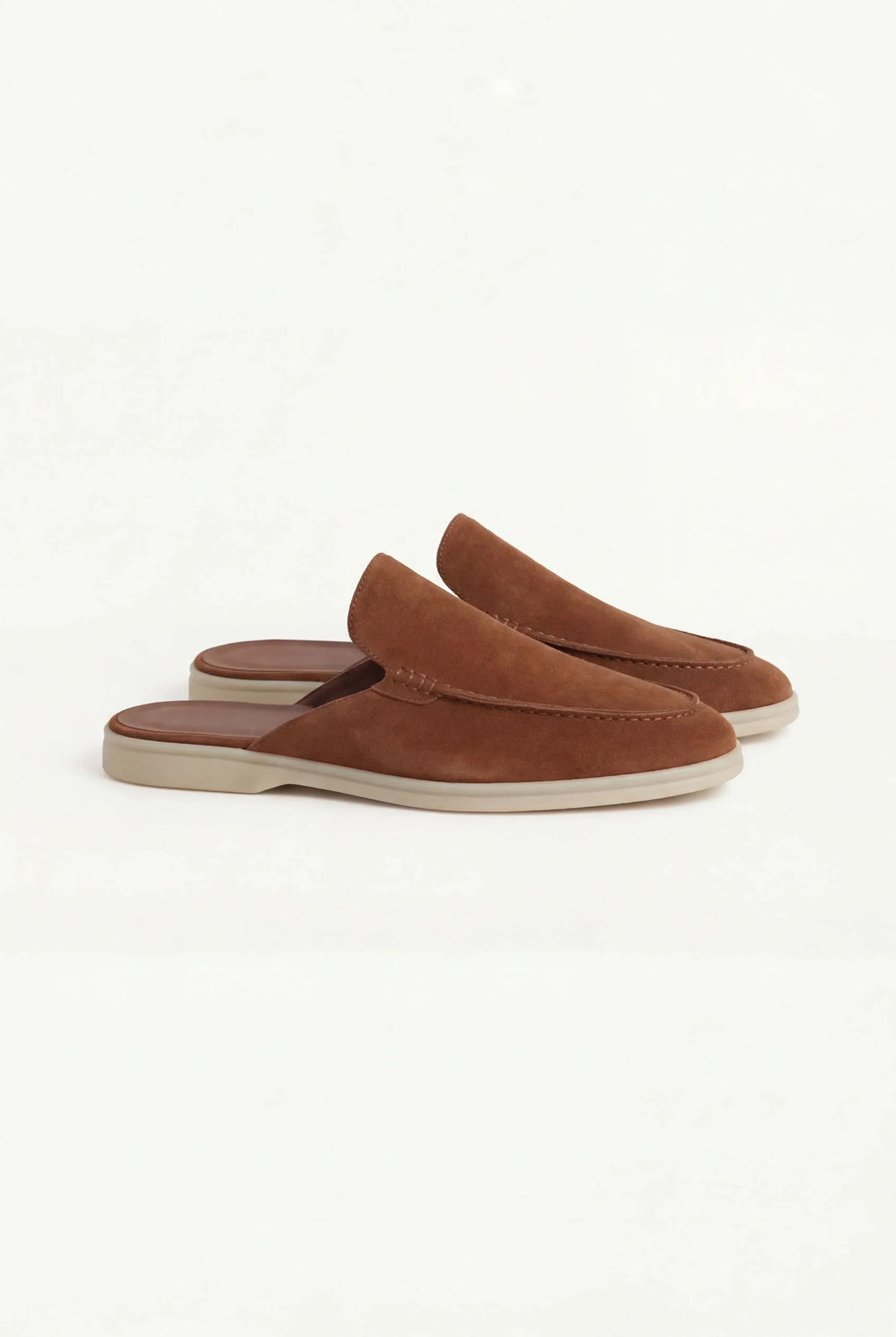 Yacht | Mocassino Aperto Camoscio — Granata