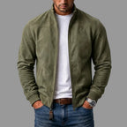 Corrado | Bomber Camoscio Collo Alto