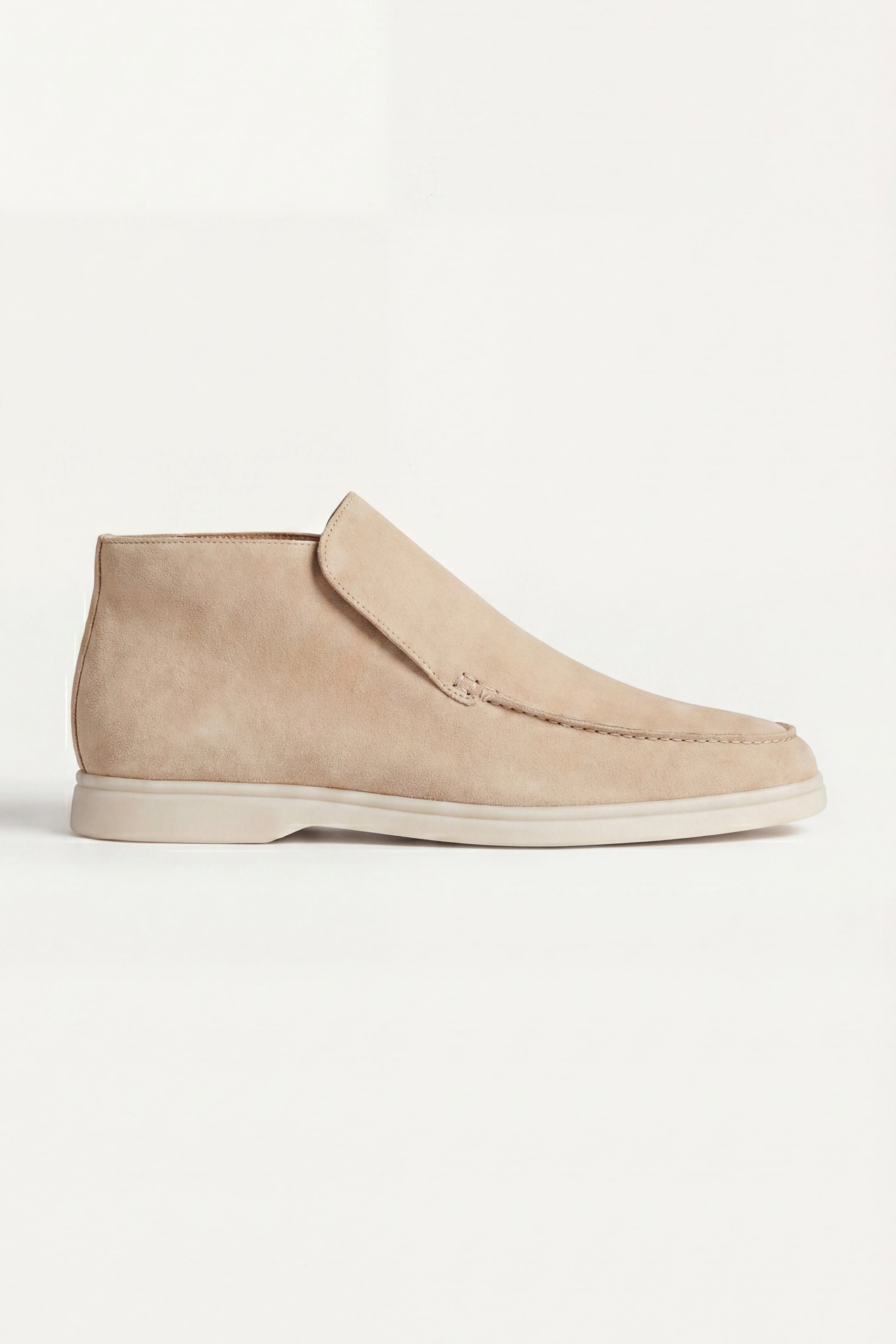 Monaco | Mocassino Aperto Camoscio — Beige
