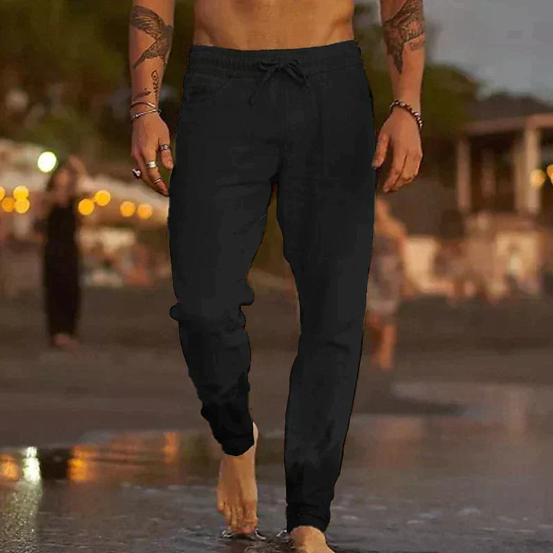 Mateo Beach | Pantaloni Estivi in Lino