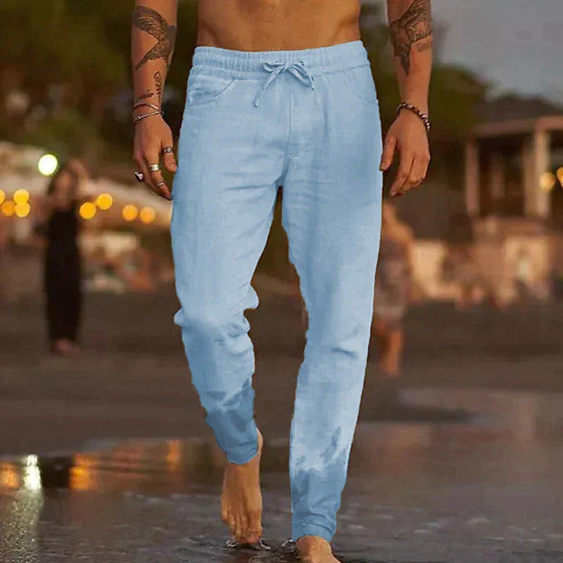 Mateo Beach | Pantaloni Estivi in Lino