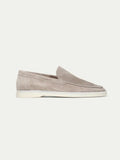 Classico | Mocassino Camoscio — Grigio Chiaro