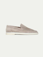 Classico | Mocassino Camoscio — Grigio Chiaro