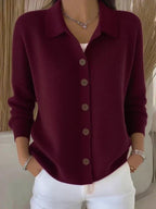 Fosca | Cardigan con Collo e Bottoni