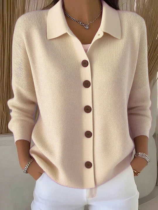 Fosca | Cardigan con Collo e Bottoni
