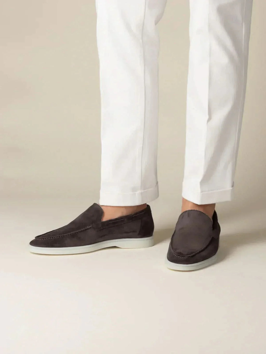 Classico | Mocassino Camoscio — Marrone