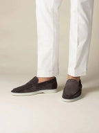 Classico | Mocassino Camoscio — Marrone